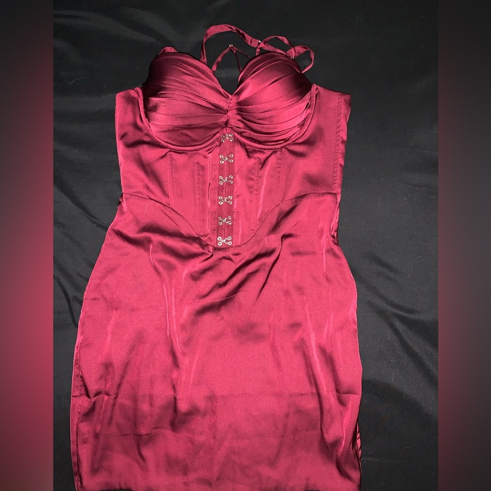 Maroon dress
